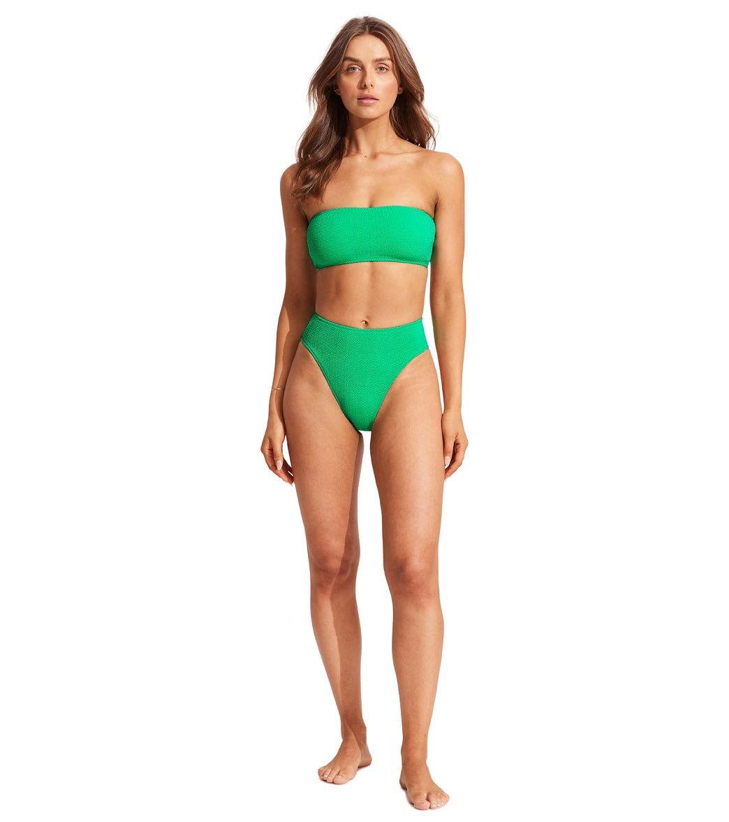 Seafolly Women's Sea Dive High Rise Bikini Bottom