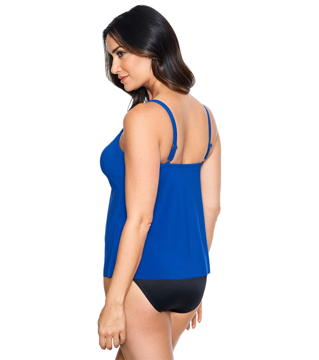Miraclesuit Women's Razzle Dazzle Zing Tankini Top