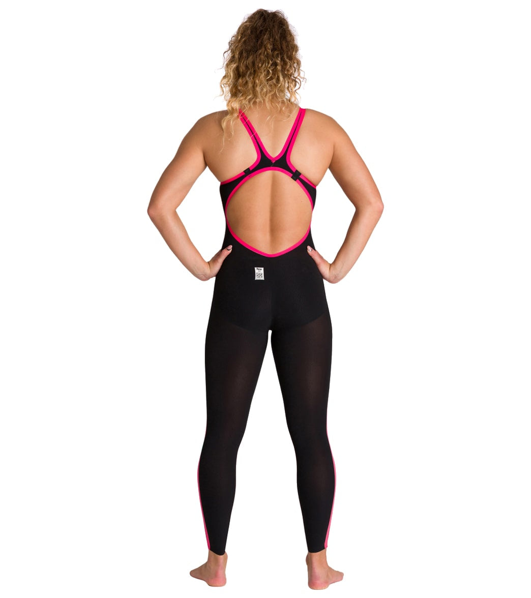 Arena Women's Powerskin R-evo+ Open Water Open Back Tech Suit Swimsuit
