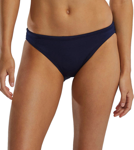 TYR Women's Solid Full Coverage Bikini Bottom