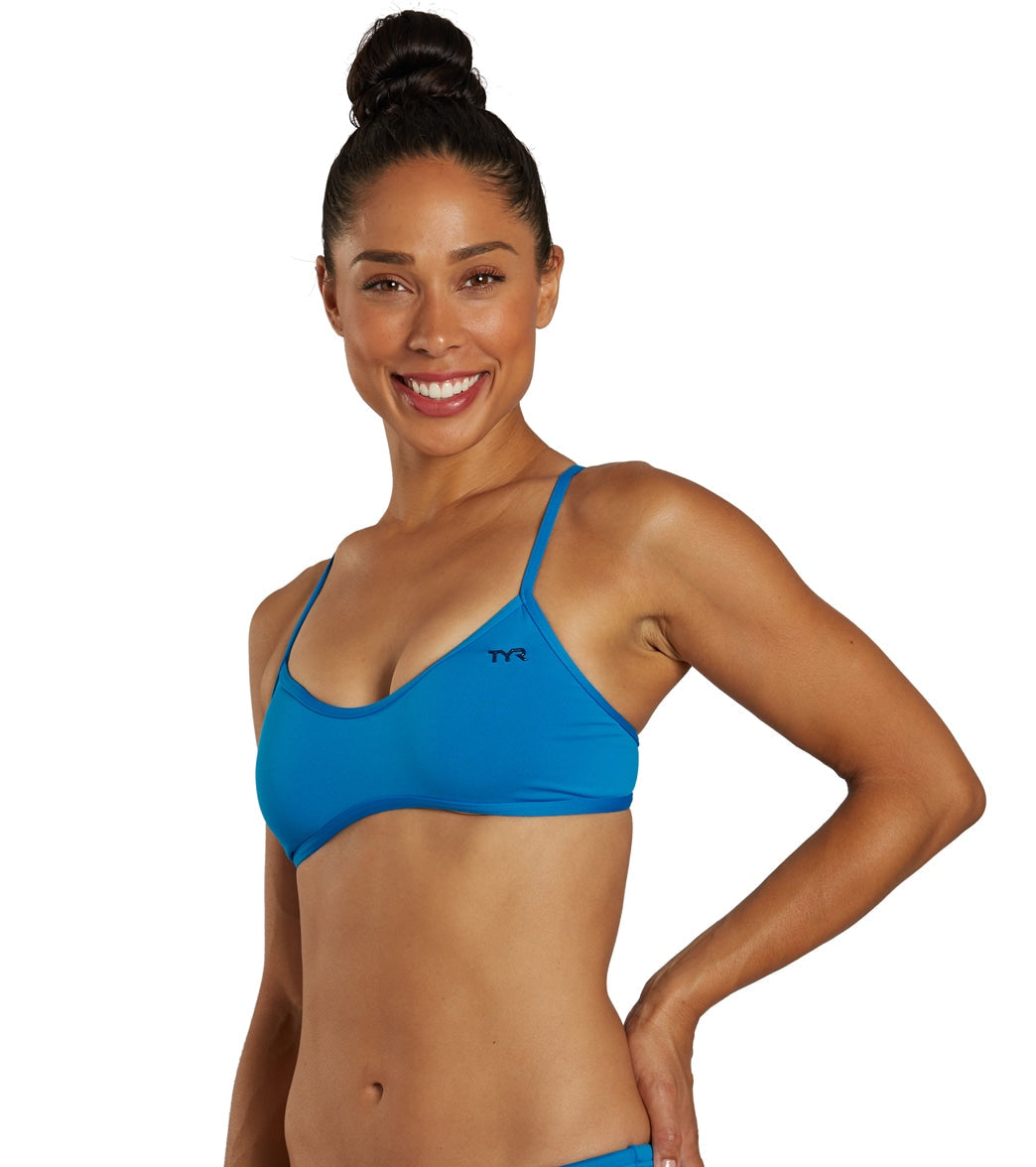 TYR Women's Solid Trinity Bikini Top
