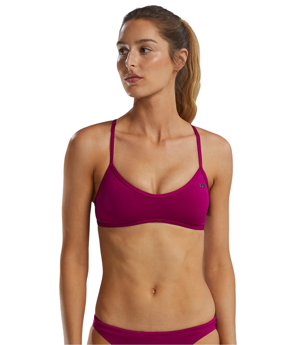 TYR Women's Solid Trinity Bikini Top