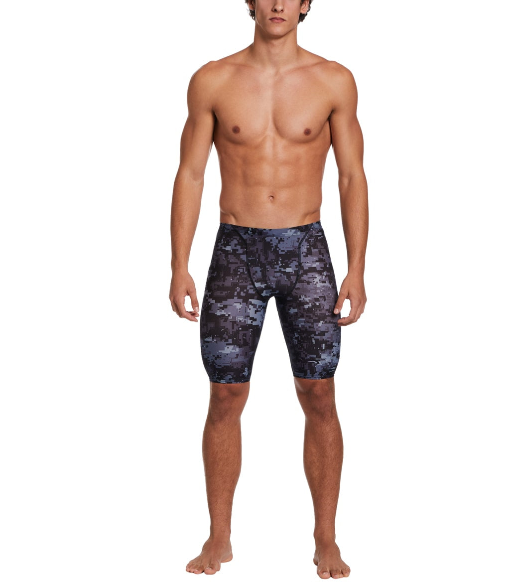 Nike Men's HydraStrong Multi Print Jammer Swimsuit