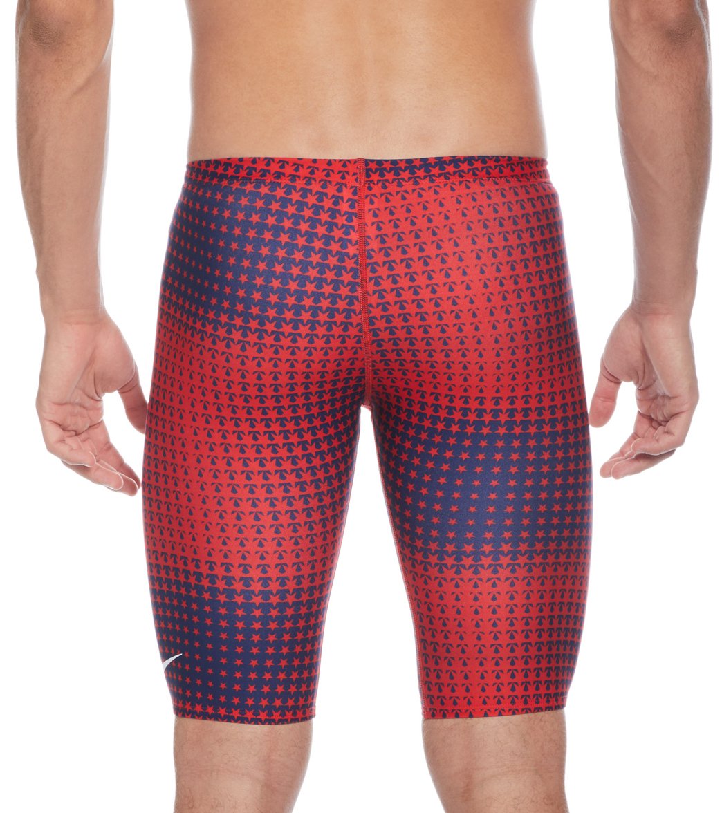 Nike Men's HydraStrong Multi Print Jammer Swimsuit