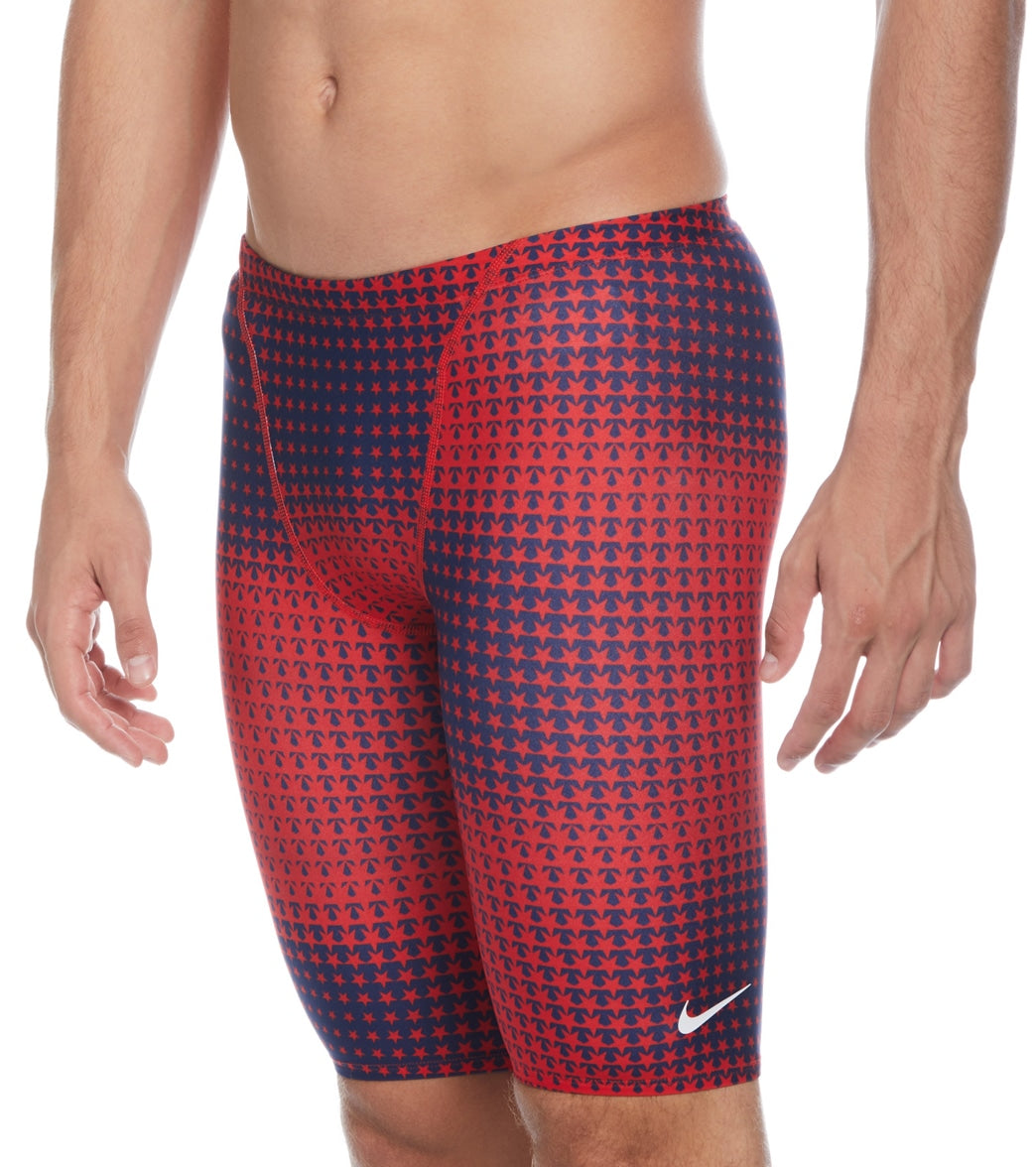 Nike Men's HydraStrong Multi Print Jammer Swimsuit