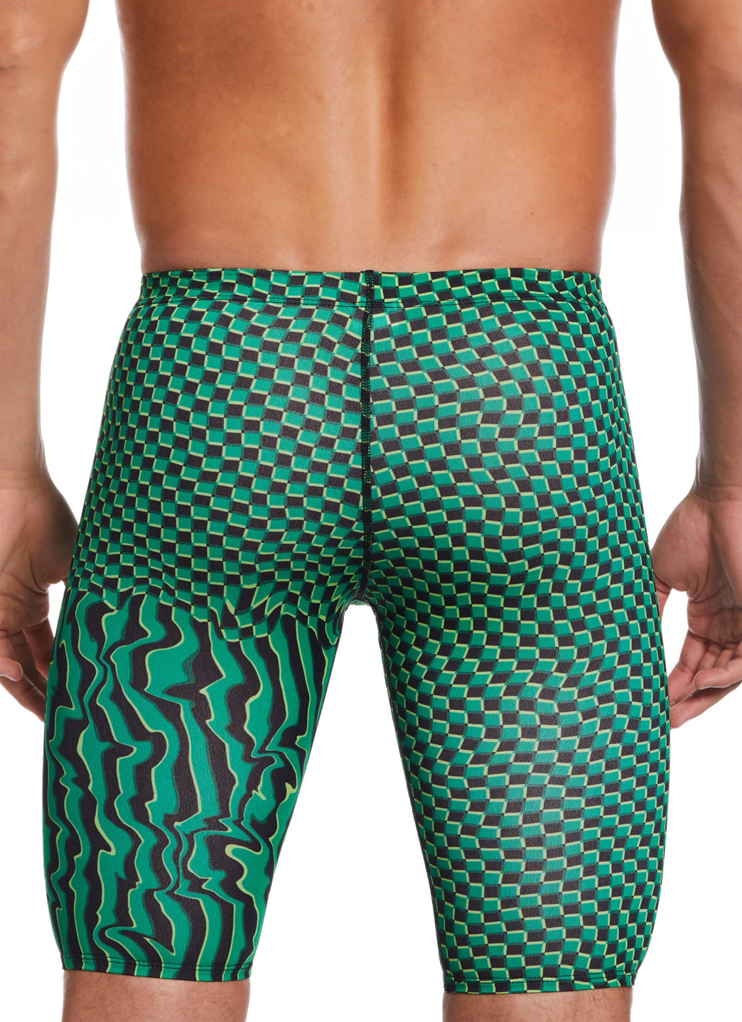 Nike Men's Drippy Check Jammer Swimsuit