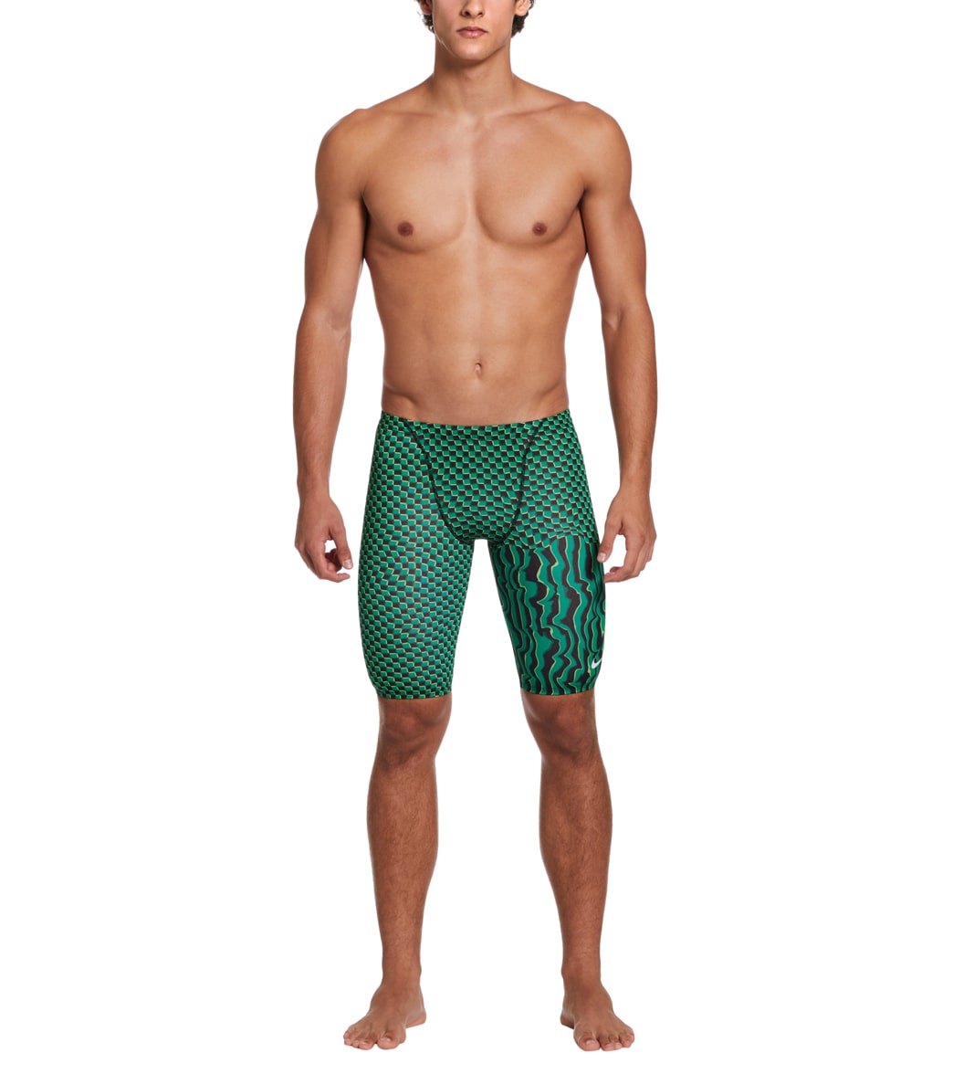 Nike Men's Drippy Check Jammer Swimsuit