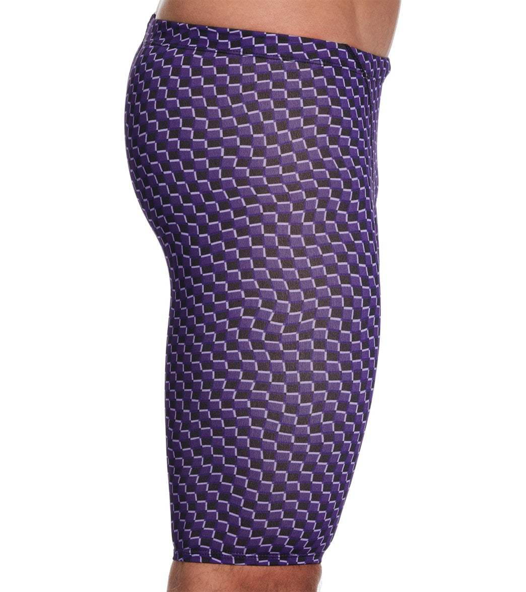 Nike Men's Drippy Check Jammer Swimsuit