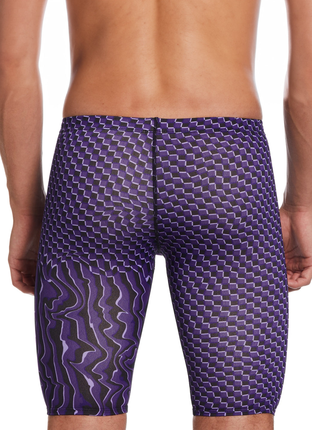 Nike Men's Drippy Check Jammer Swimsuit