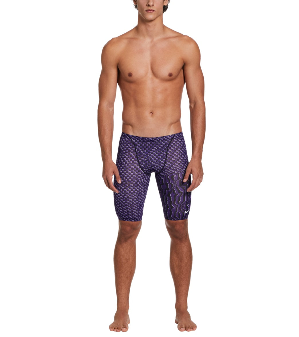 Nike Men's Drippy Check Jammer Swimsuit