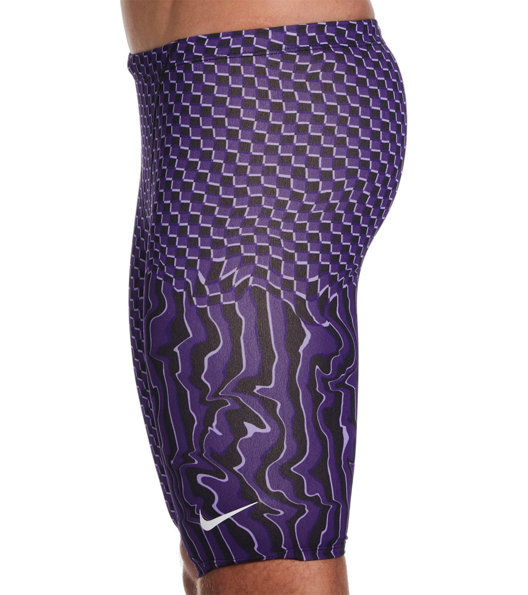Nike Men's Drippy Check Jammer Swimsuit