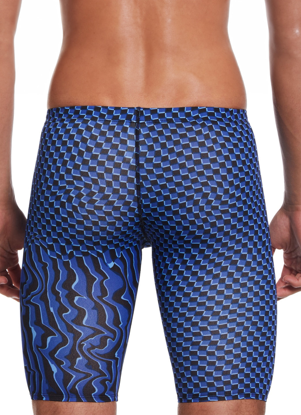 Nike Men's Drippy Check Jammer Swimsuit