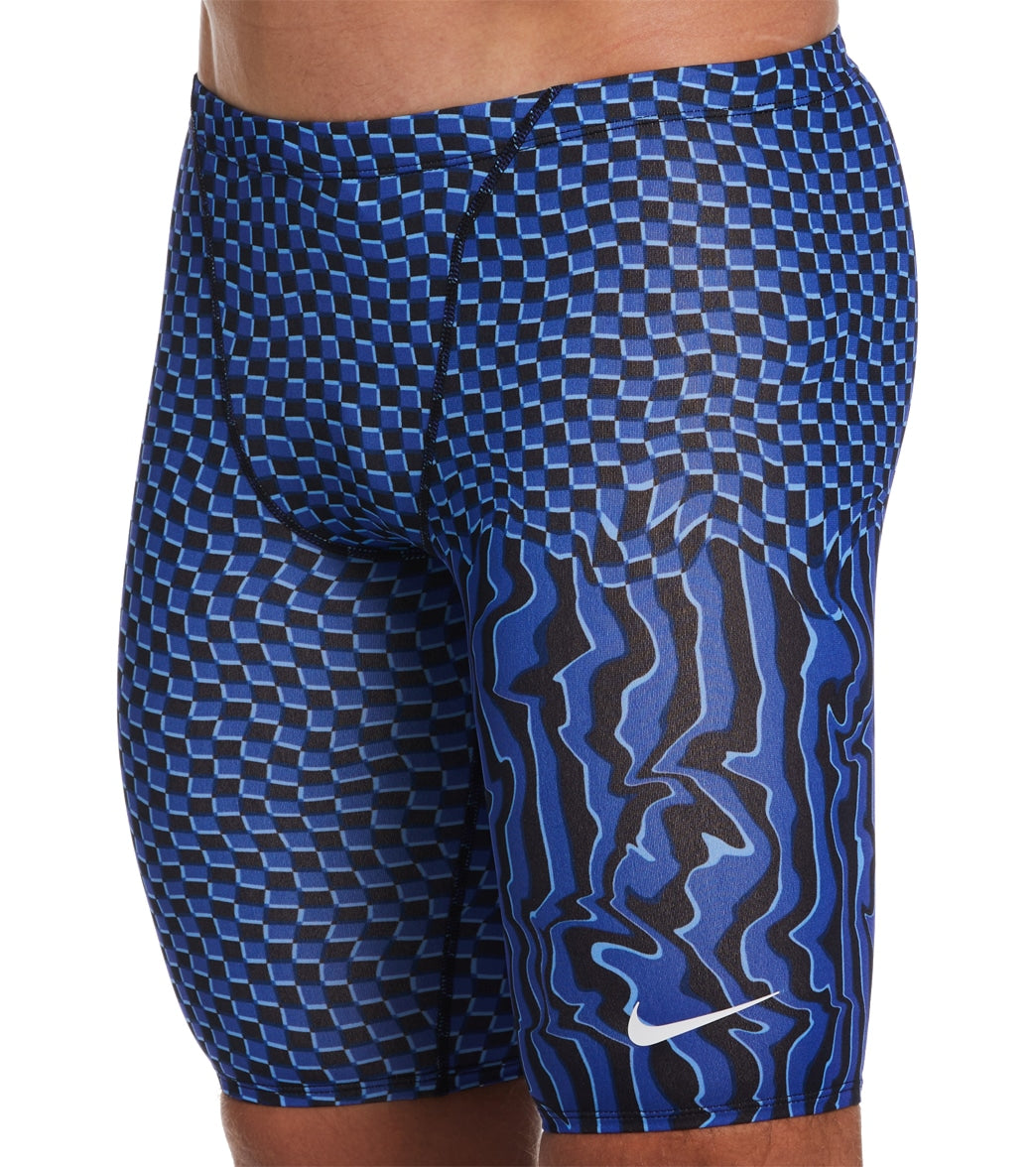 Nike Men's Drippy Check Jammer Swimsuit