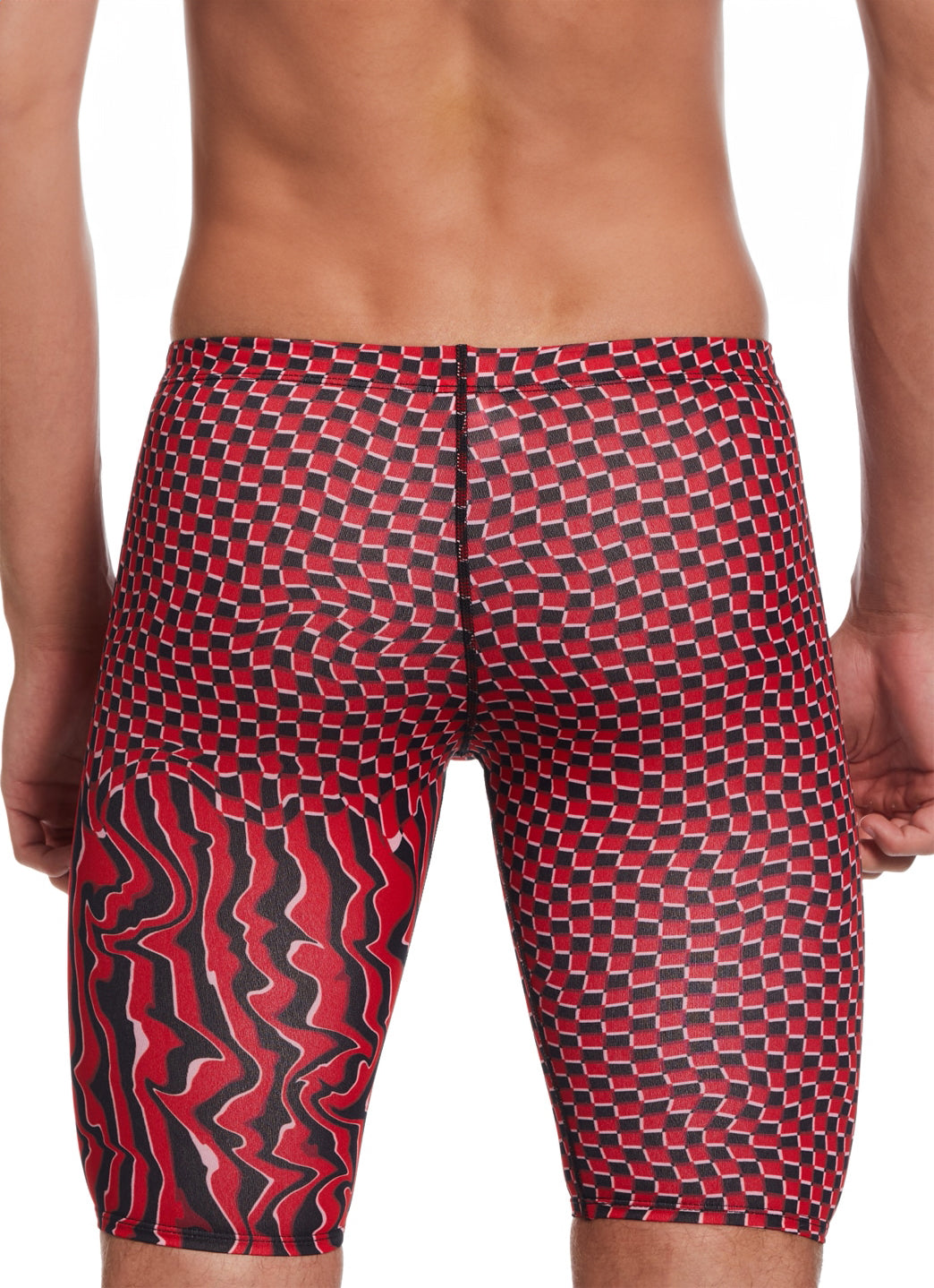 Nike Men's Drippy Check Jammer Swimsuit