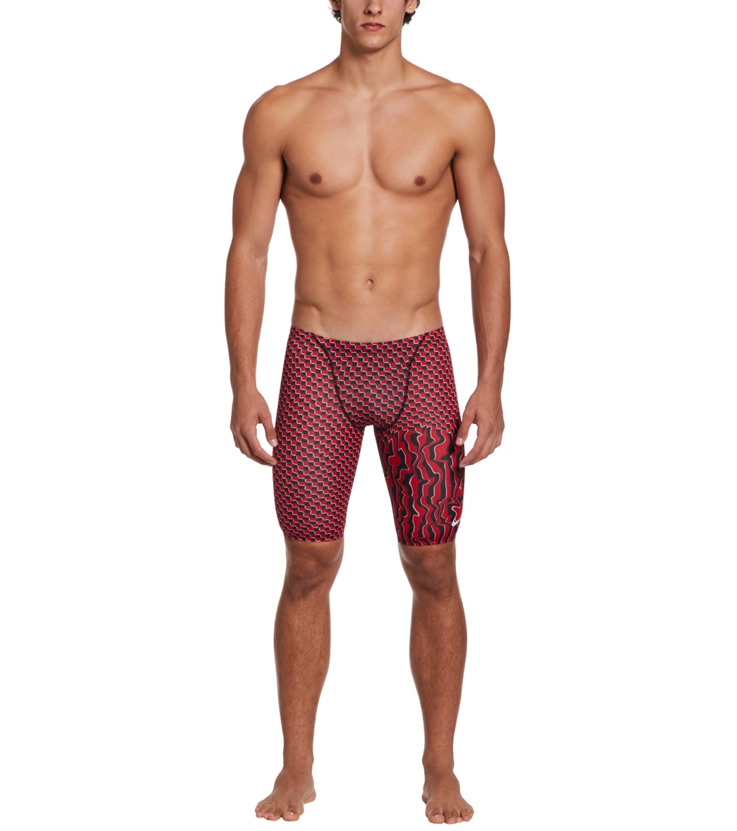Nike Men's Drippy Check Jammer Swimsuit