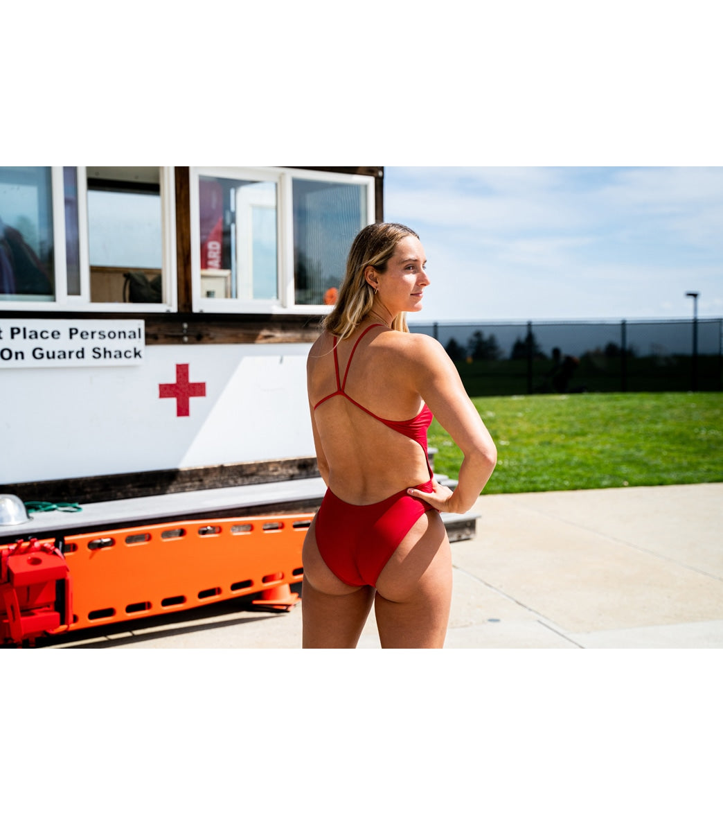 Sporti Guard Solid Micro Back One Piece Swimsuit