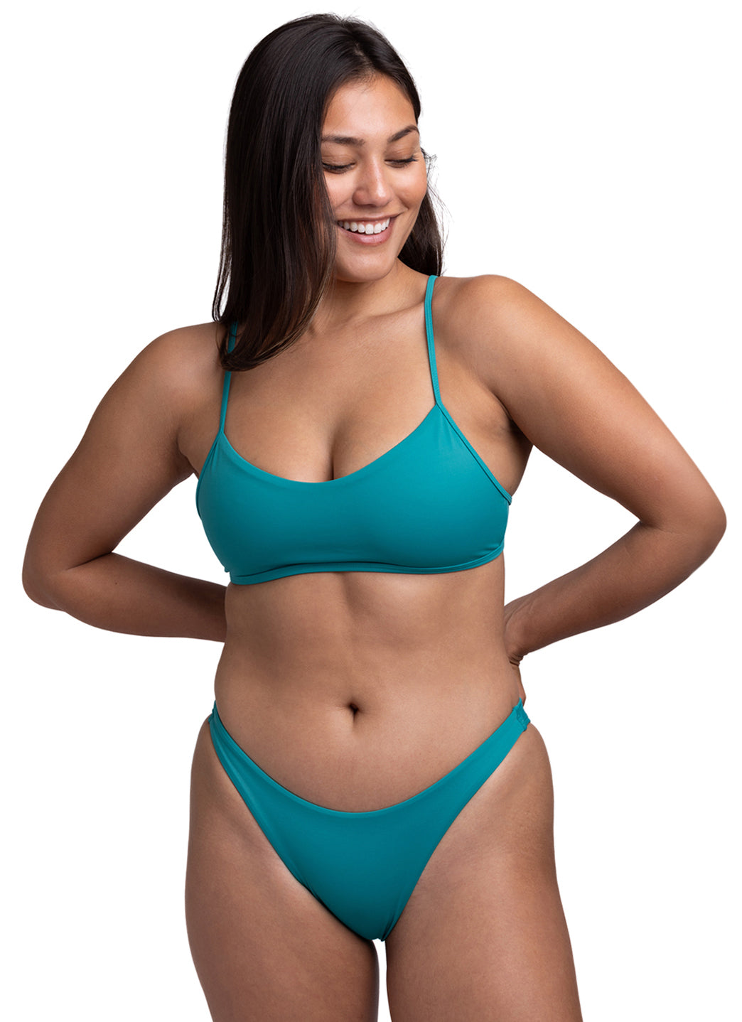 JOLYN Women's Solid Kelia Bikini Bottom