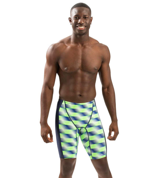 Dolfin Men's XtraSleek Eco Sonar Print Spliced Jammer Swimsuit