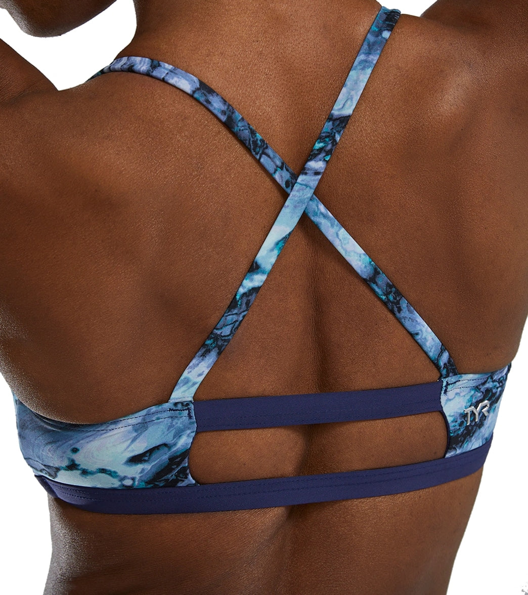 TYR Women's Solid Cara Bralette Bikini Top