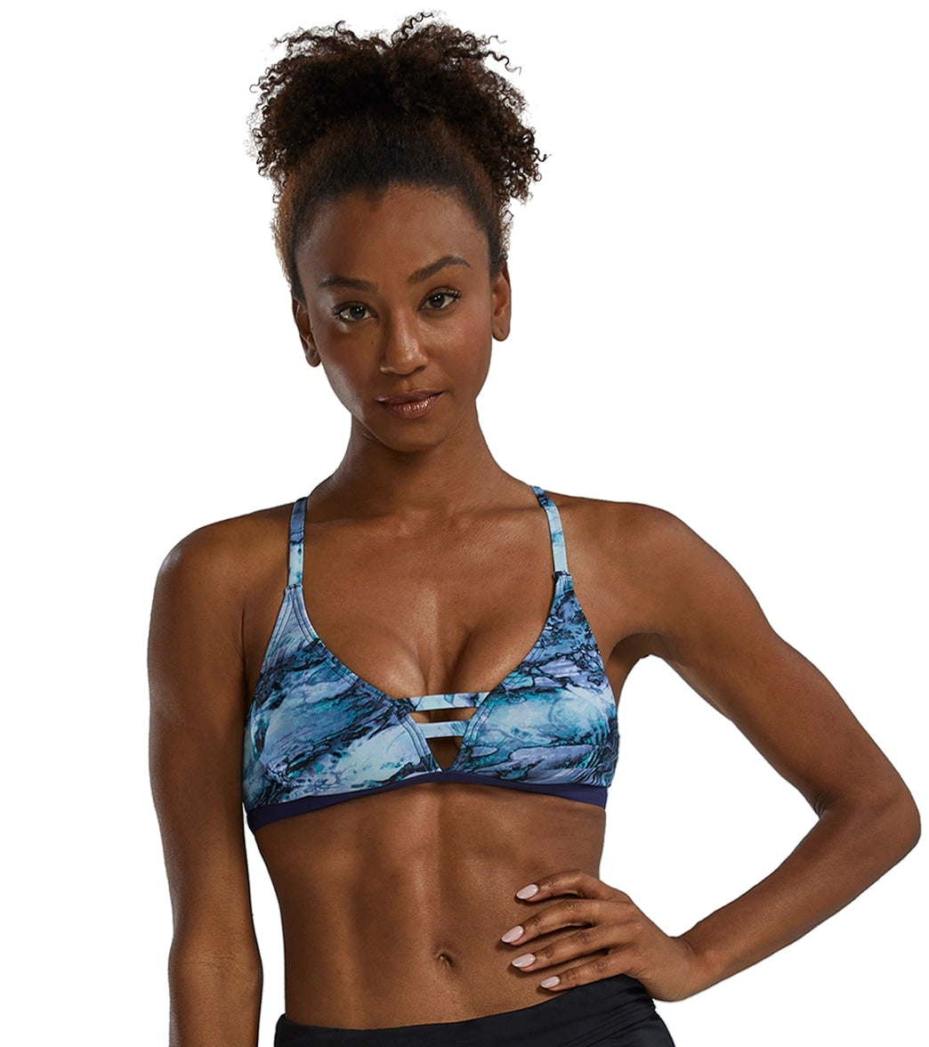 TYR Women's Solid Cara Bralette Bikini Top