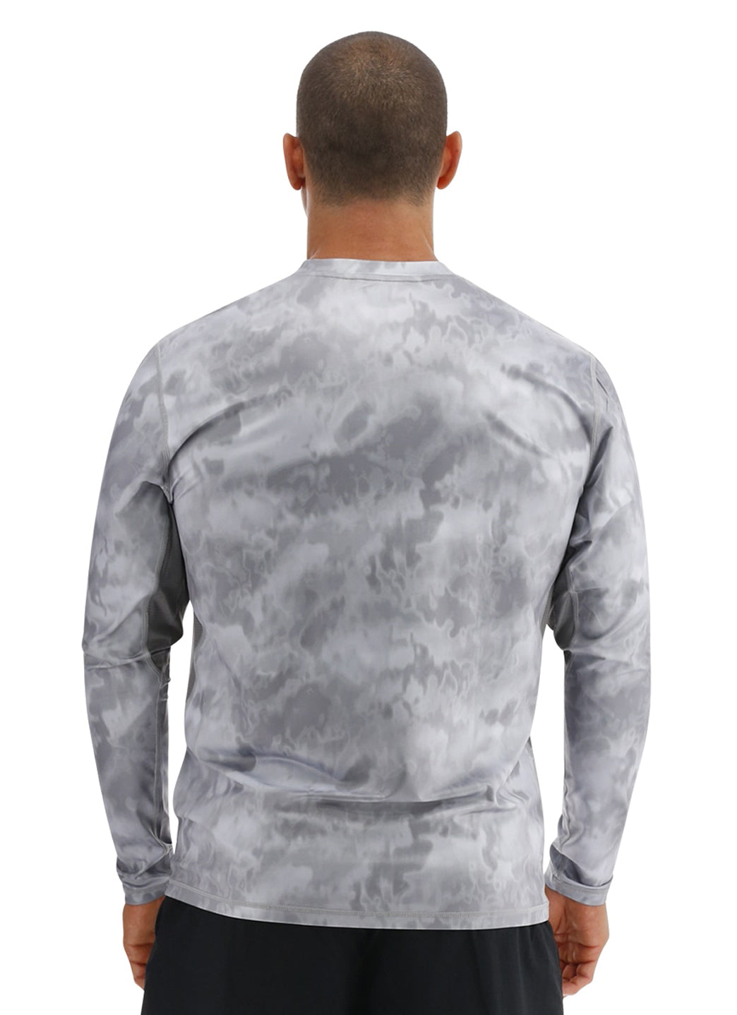 TYR Men's Turbulent SunDefense Long Sleeve UPF 50+ Swim Shirt