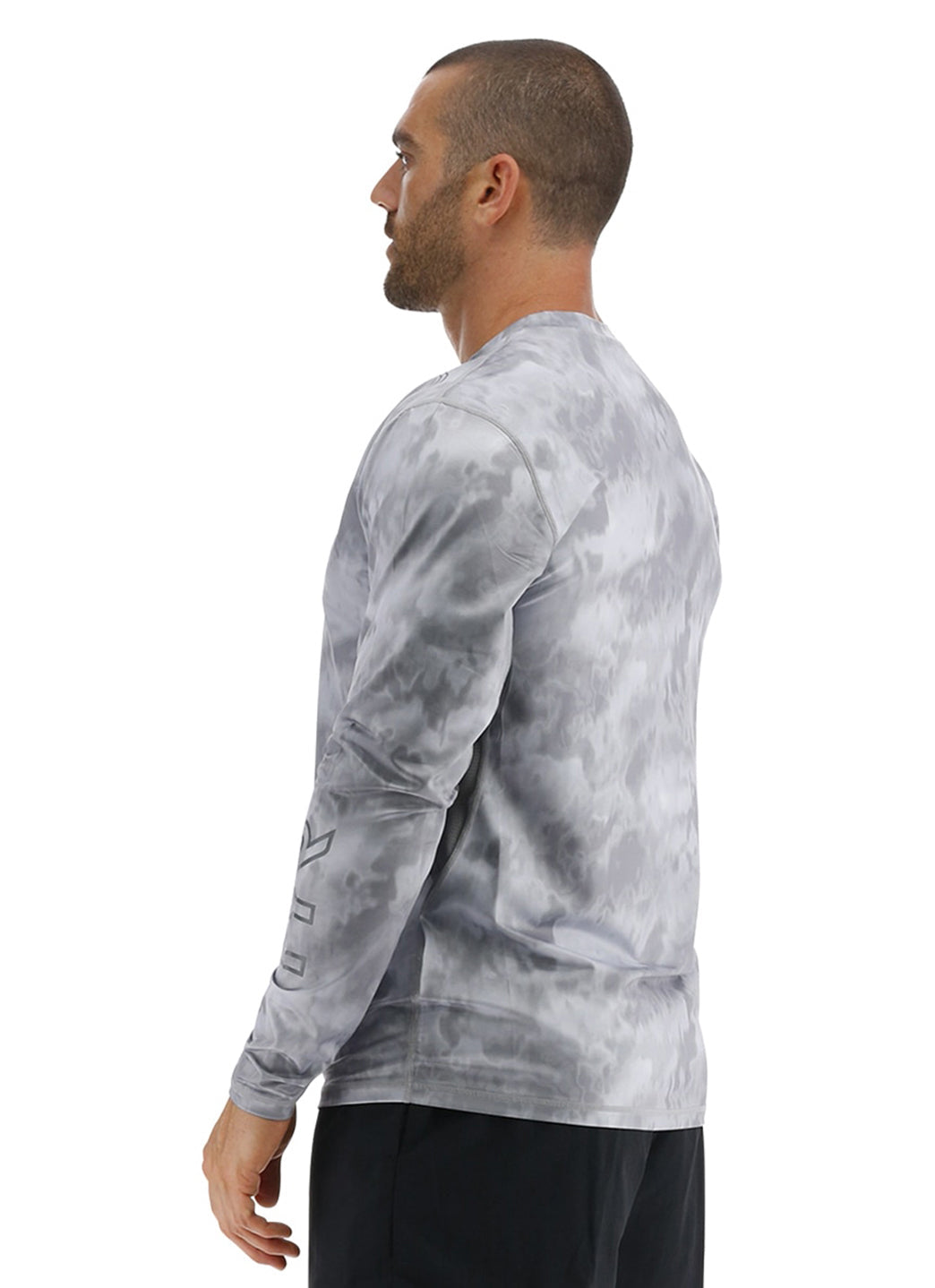 TYR Men's Turbulent SunDefense Long Sleeve UPF 50+ Swim Shirt