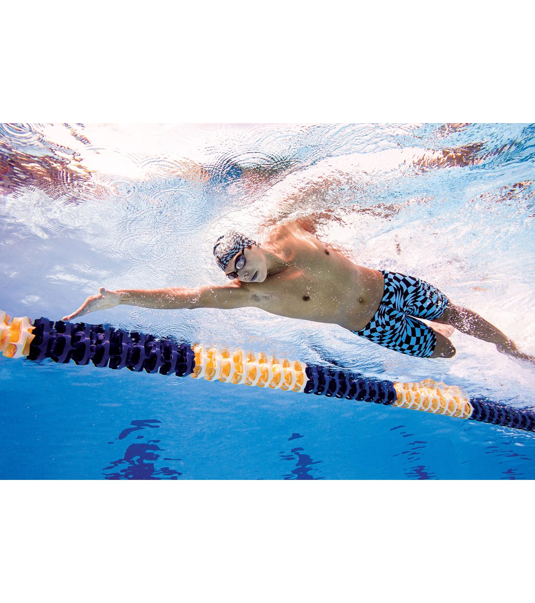 Sporti Checkmate Silicone Swim Cap