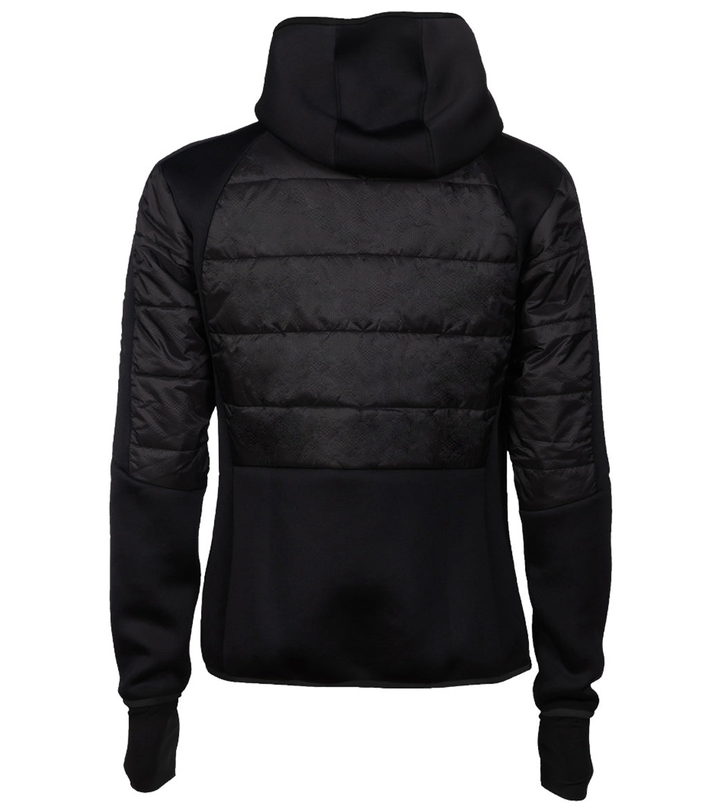 Arena Unisex Team Half-Quilted Hooded Front Zip Jacket