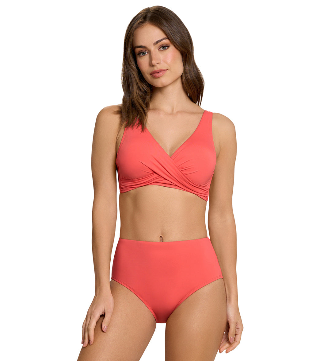 Jantzen Women's Solid Comfort Core Bikini Bottom
