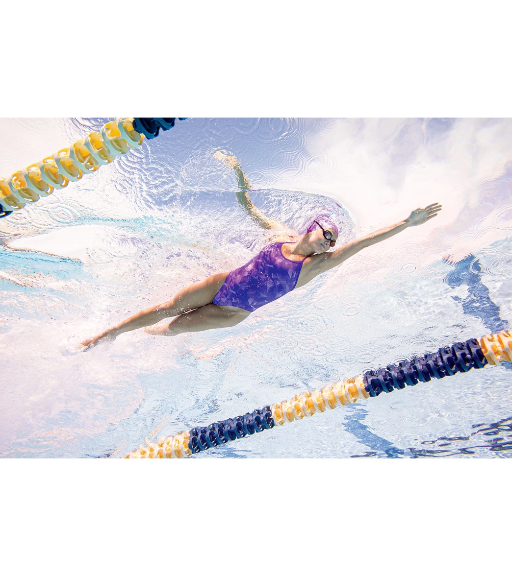 Sporti Fractalicious Thin Strap One Piece Swimsuit (22-40)