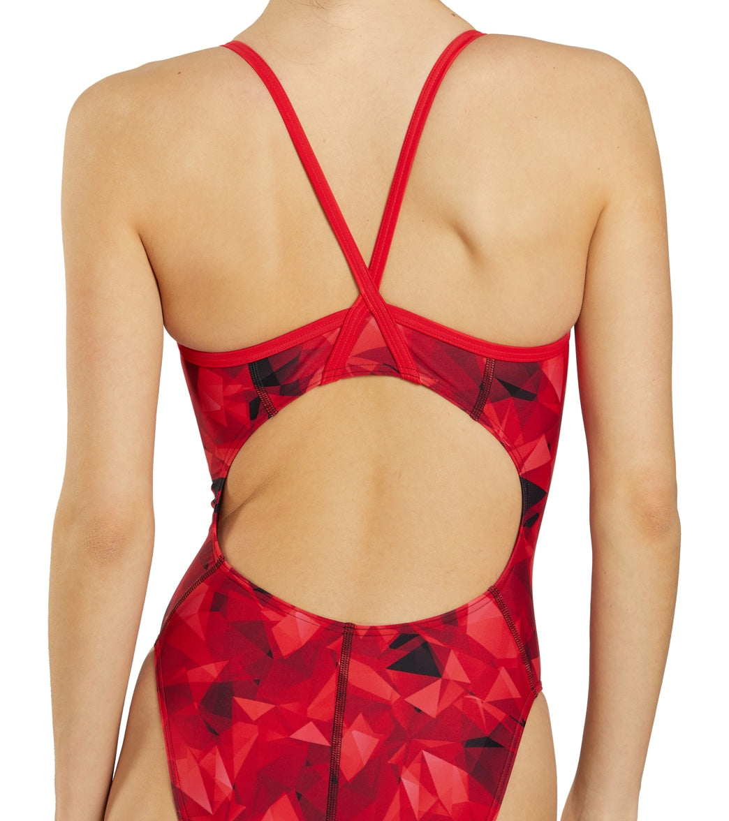 Sporti Fractalicious Thin Strap One Piece Swimsuit (22-40)