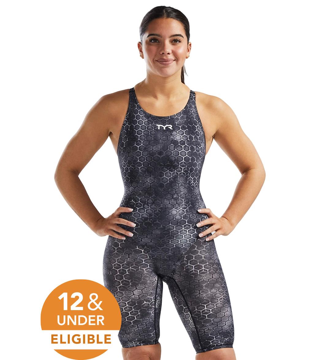 TYR Women's Akurra Thresher Open Back Tech Suit Swimsuit