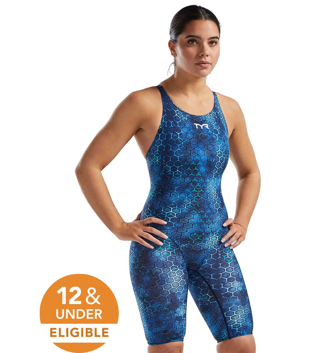 TYR Women's Akurra Thresher Open Back Tech Suit Swimsuit