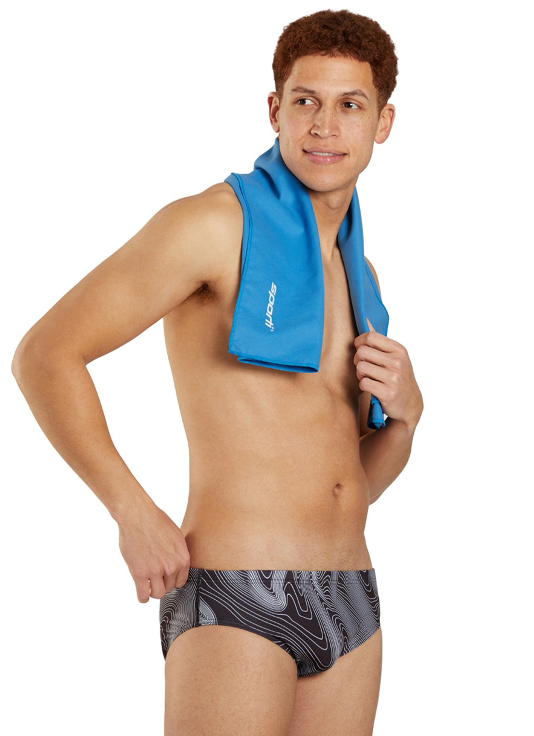 Sporti HydroLast Sonar Waves Brief Swimsuit (22-40)