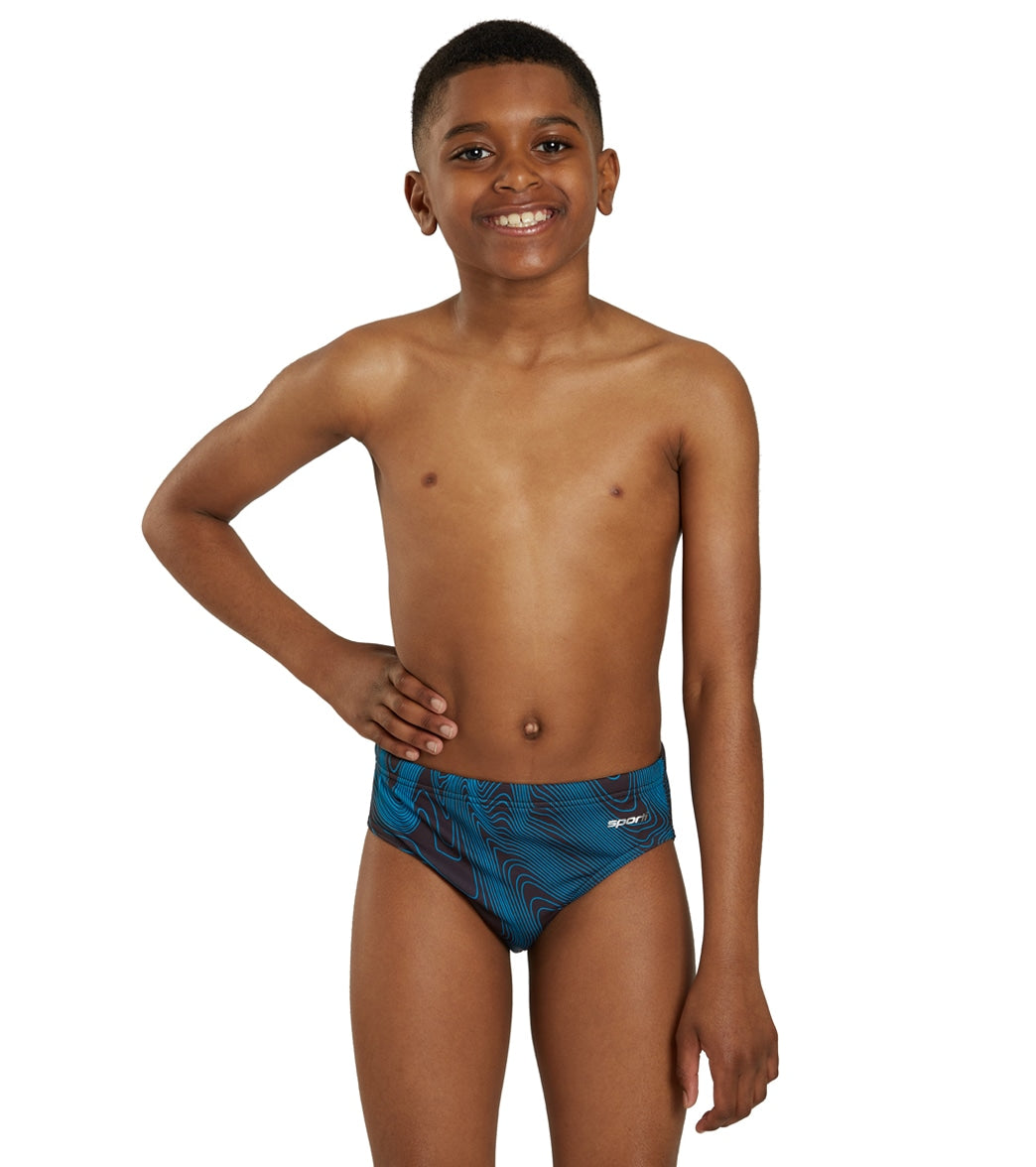 Sporti HydroLast Sonar Waves Brief Swimsuit (22-40)