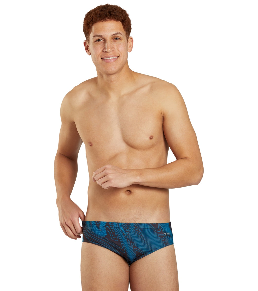Sporti HydroLast Sonar Waves Brief Swimsuit (22-40)