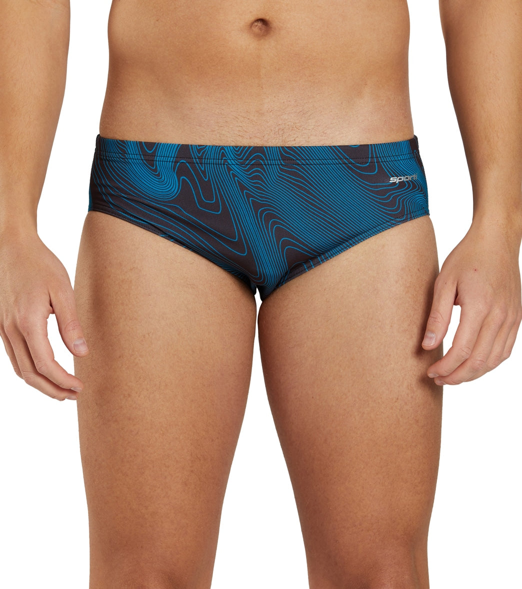 Sporti HydroLast Sonar Waves Brief Swimsuit (22-40)
