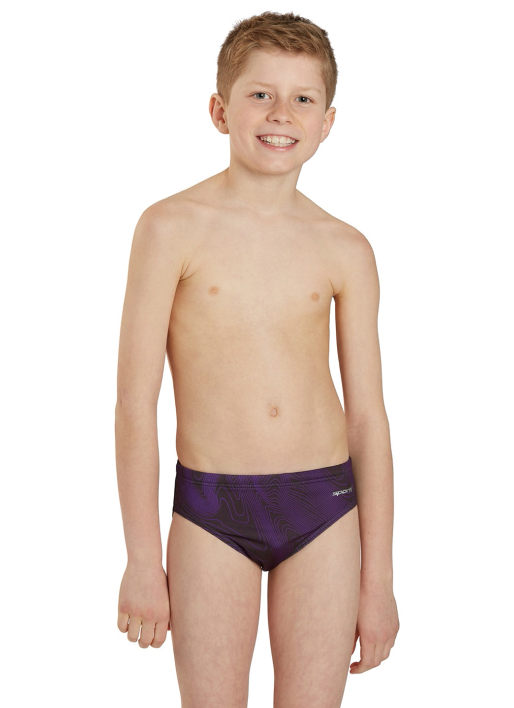 Sporti HydroLast Sonar Waves Brief Swimsuit (22-40)