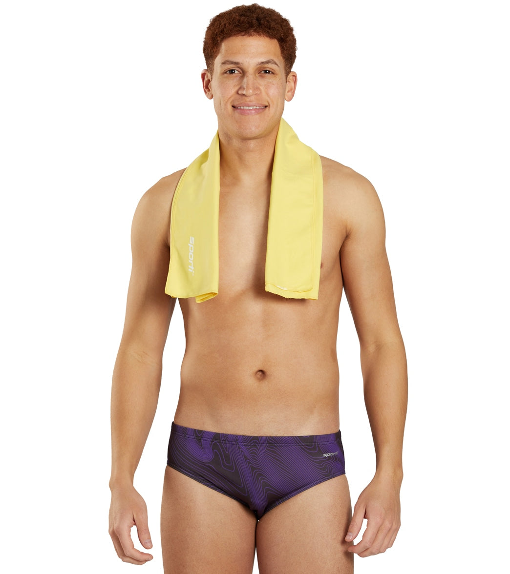 Sporti HydroLast Sonar Waves Brief Swimsuit (22-40)