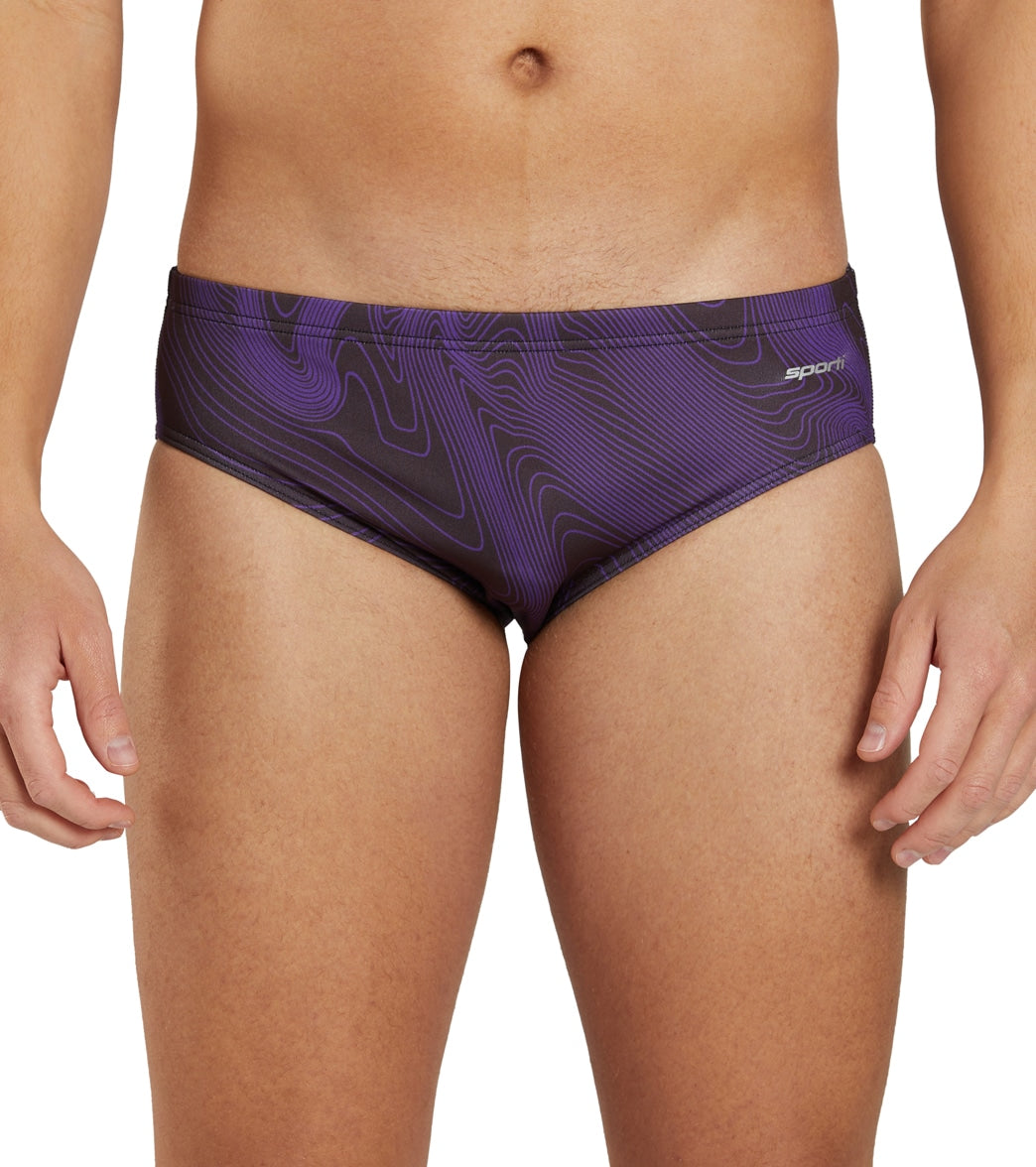 Sporti HydroLast Sonar Waves Brief Swimsuit (22-40)