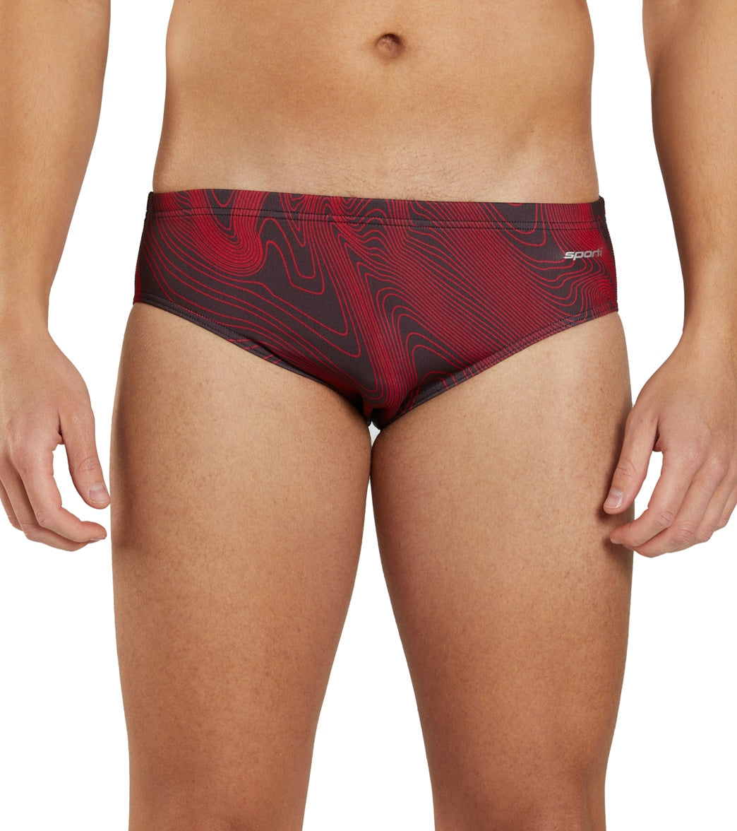 Sporti HydroLast Sonar Waves Brief Swimsuit (22-40)