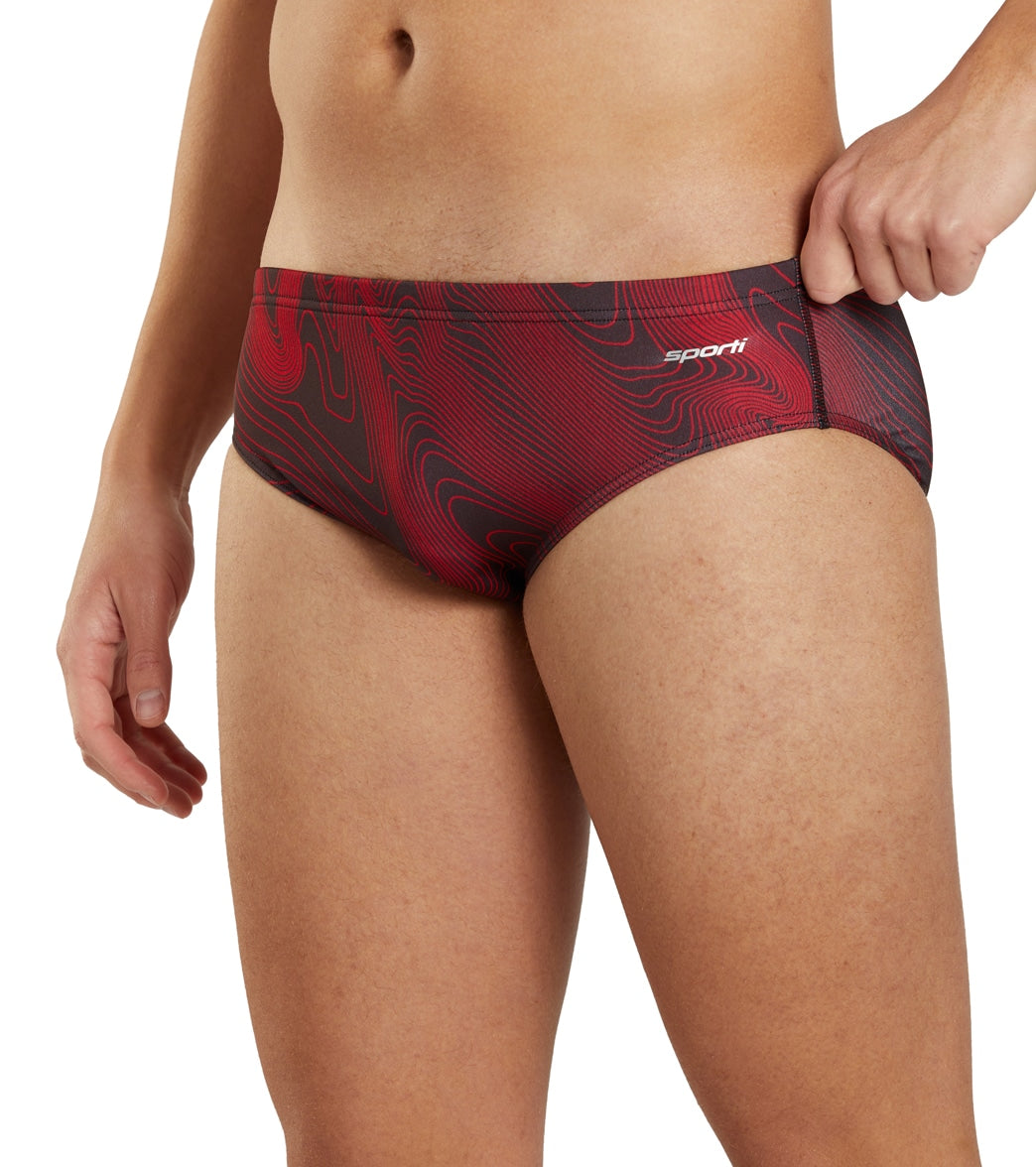 Sporti HydroLast Sonar Waves Brief Swimsuit (22-40)