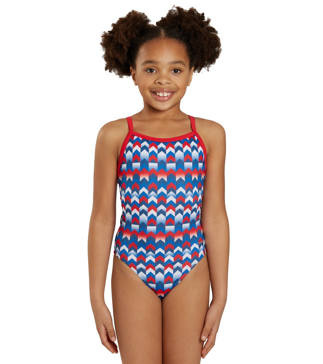 Sporti HydroLast Arrowhead Thin Strap One Piece Swimsuit (22-40)