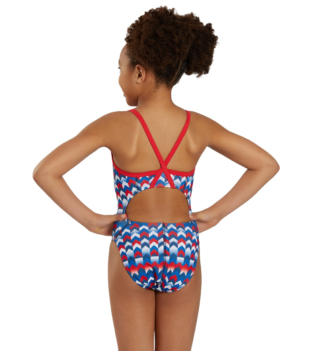 Sporti HydroLast Arrowhead Thin Strap One Piece Swimsuit (22-40)