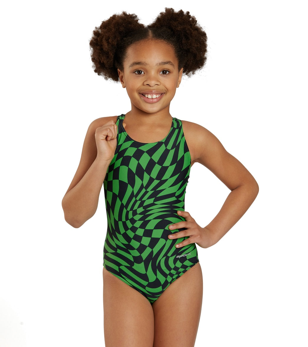 Sporti Checkmate Wide Strap One Piece Swimsuit (22-40)