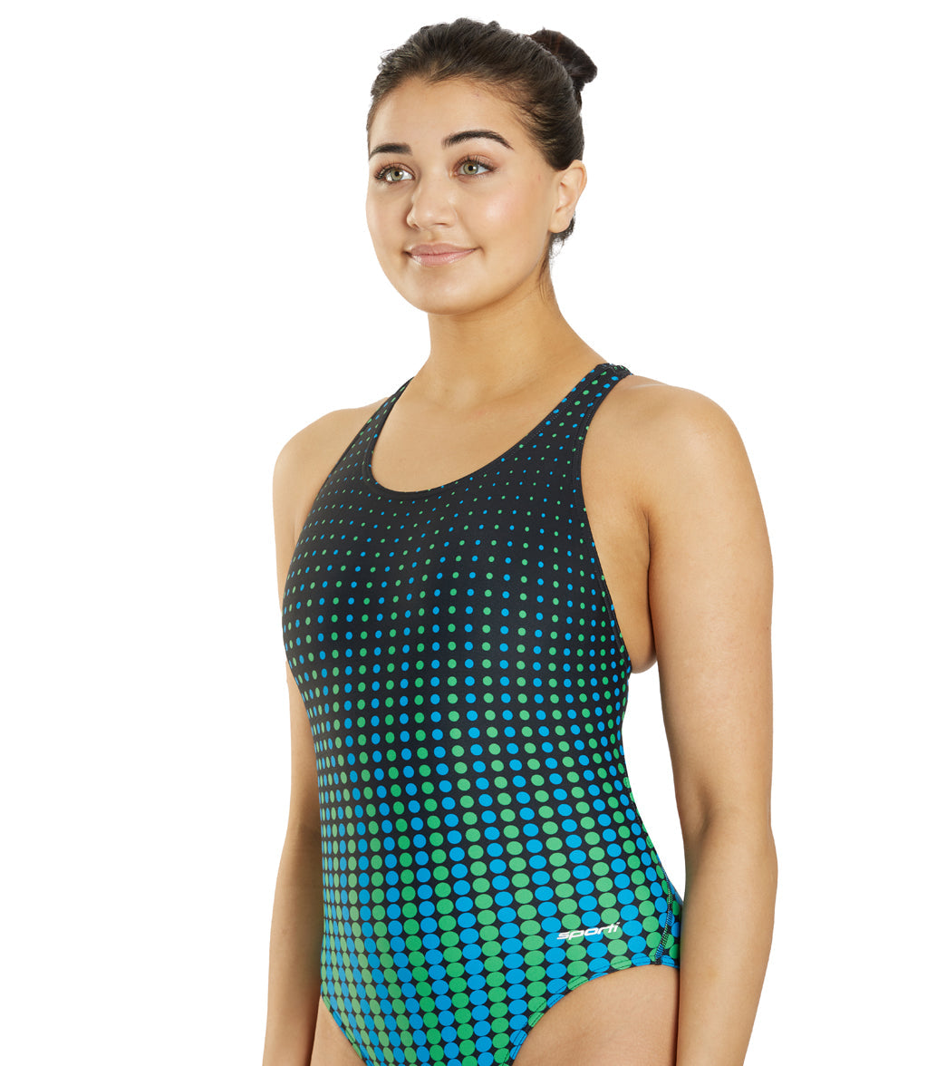 Sporti Molecule Wide Strap One Piece Swimsuit (22-44)