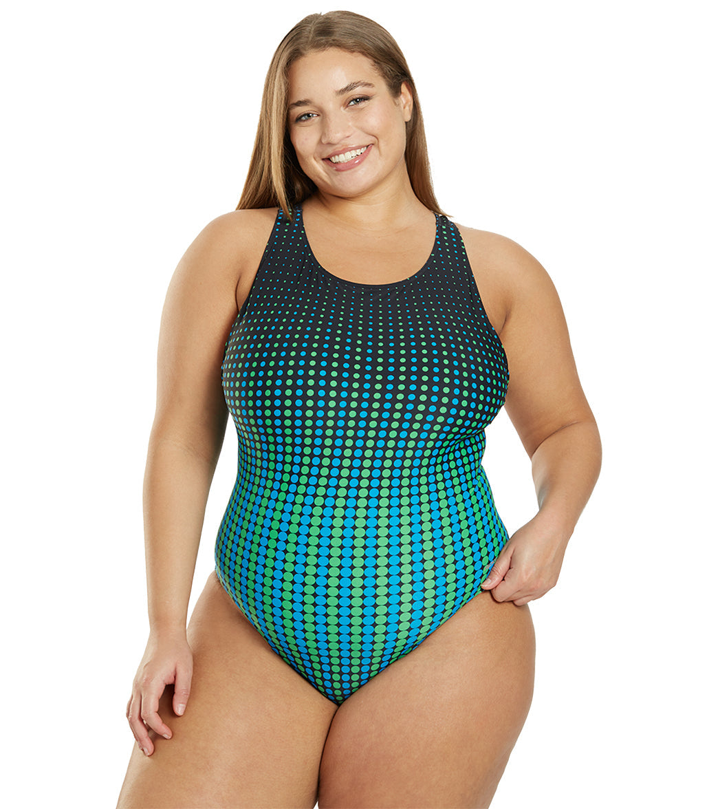 Sporti Molecule Wide Strap One Piece Swimsuit (22-44)
