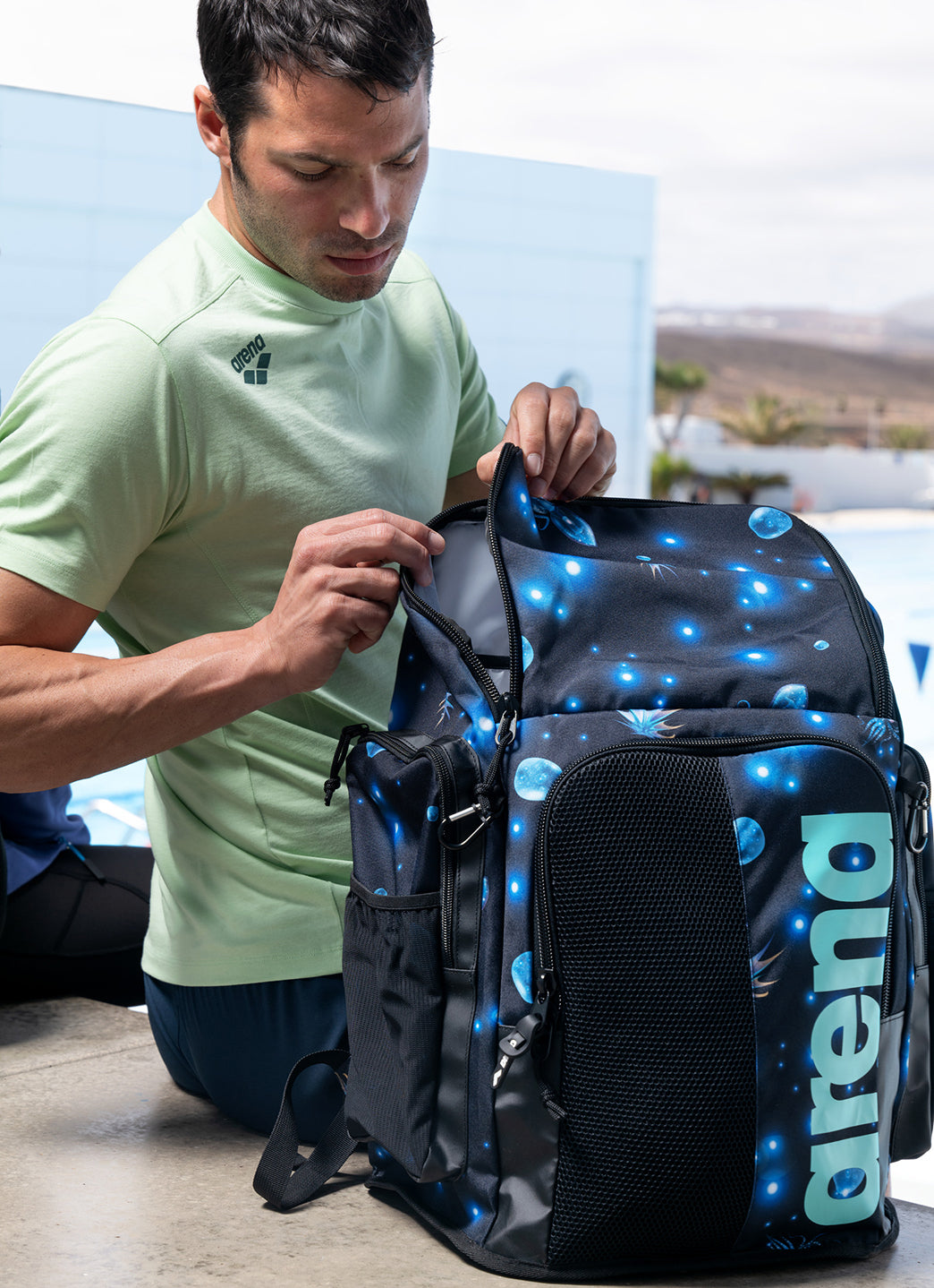 Arena Unisex Team Panel Short Sleeve T-Shirt