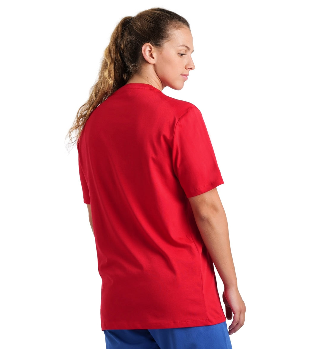 Arena Unisex Team Panel Short Sleeve T-Shirt