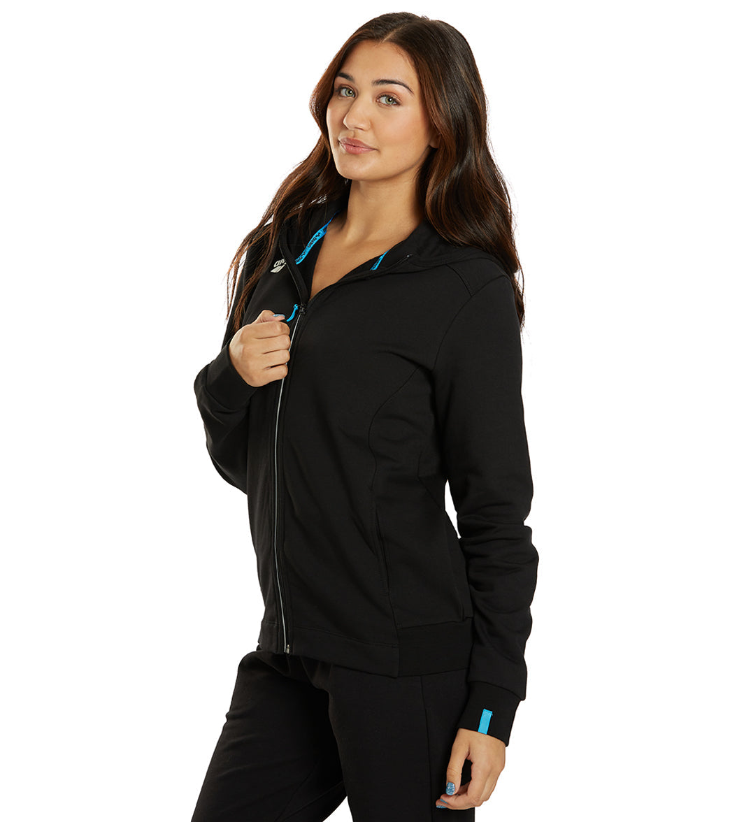 Arena Women's Team Panel Front Zipped Hooded Jacket